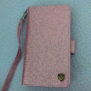 pink sparkly iPhone 6 S Plus phone case